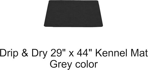G -floor Drip & Dry Extorbent 29 "× 44" PET Kennel Mat (اللون الأزرق) - حصيرة ممتدة مع دعم فينيل مقاوم للماء للداخل أو أسفل صناديق وأقفاص الكلاب in Kuwait