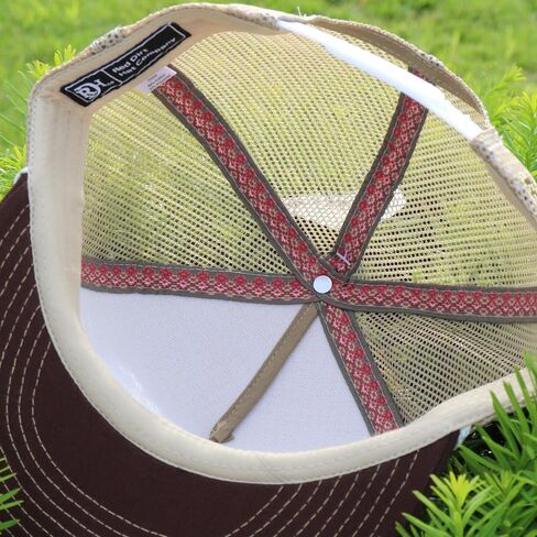 Red Dirt Hat Company Adjustable Snapback Hat (Black/Khaki - Goat Roping) in Saudi Arabia