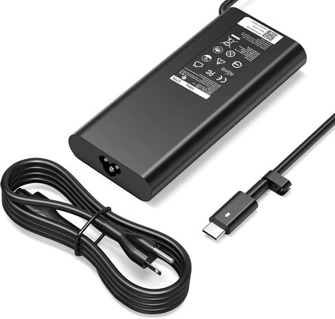 New Slim 90W USB C Laptop Charger Compatible with Dell XPS 15 9500 17 9700 Latitude 3000 5000 7000 9000 Series Precision 5470 5550 5750 3540 3570 LA90PM170 DA90PM170 Type C AC Adapter Power Cord in Saudi Arabia