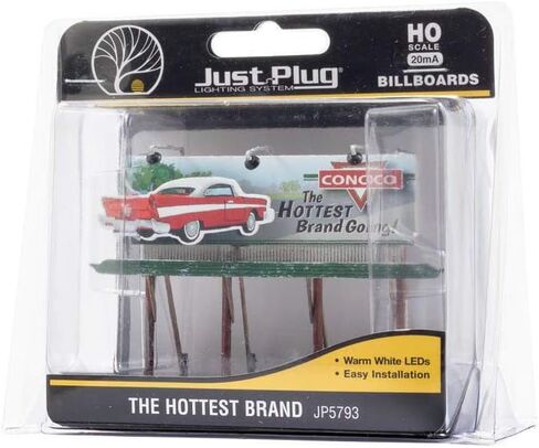 Just Plug Woodland Scenics Lighted Billboard, The Hottest Brand in Saudi Arabia