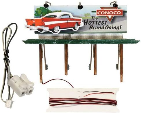 Just Plug Woodland Scenics Lighted Billboard, The Hottest Brand in Saudi Arabia