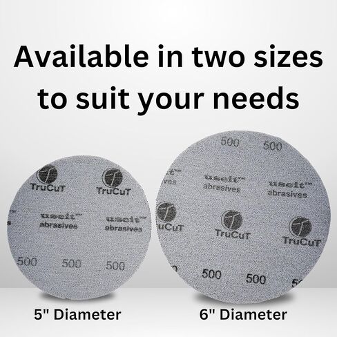 TruCut Sanding Pad | P5000D grit | 6" Diameter | Sanding Pads Made for Bowling Balls | Bowling Ball Resurfacing Pads | Surface Management | Bowling Ball Restoration | Bowling Supplies & Accessories in Kuwait