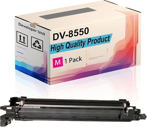 وحدة المطورين DV-8550 متوافقة مع Kyocera Taskalfa 6002i 6003i 6052CI 6053CI Printers ، عائدات عالية 600000 صفحة ، طباعة المزيد من الصفحات (4 حزم BK/C/M/Y) in Kuwait
