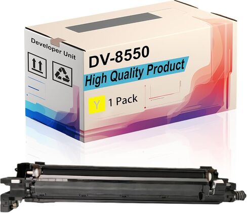 وحدة المطورين DV-8550 متوافقة مع Kyocera Taskalfa 6002i 6003i 6052CI 6053CI Printers ، عائدات عالية 600000 صفحة ، طباعة المزيد من الصفحات (4 حزم BK/C/M/Y) in Kuwait