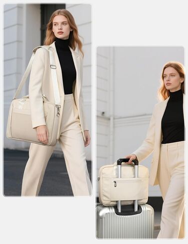 15-16.3 Inch Laptop Shoulder Bag Business Briefcase Water Resistant Computer Messenger Bags Compatible with MacBook Pro 16, MacBook Air 15 M4, HP, Dell, ASUS Notebook, Grey in Kuwait