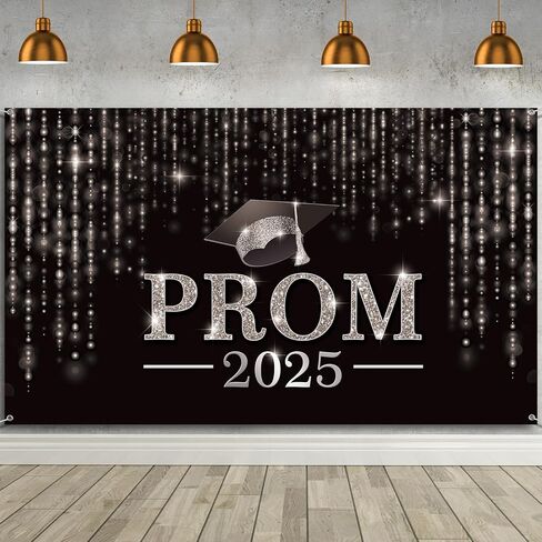 Prom Night Party 2024 Backdrop Prom Background Banner Photo Props Congrats Backdrop Graduate Prom Decorations for Graduation Celebration Prom Party Indoor Outdoor, 73 x 43 Inch(Red) in Saudi Arabia