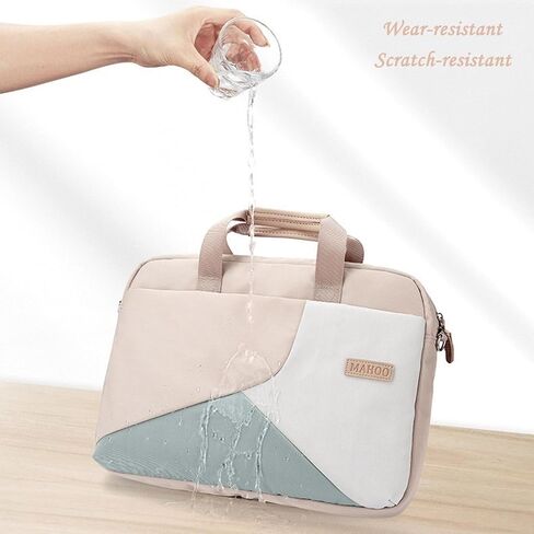 Laptop Bag for Women, 13-15.6 Inch Waterproof Computer Messenger Bag with Adjustable Shoulder Strap in Saudi Arabia