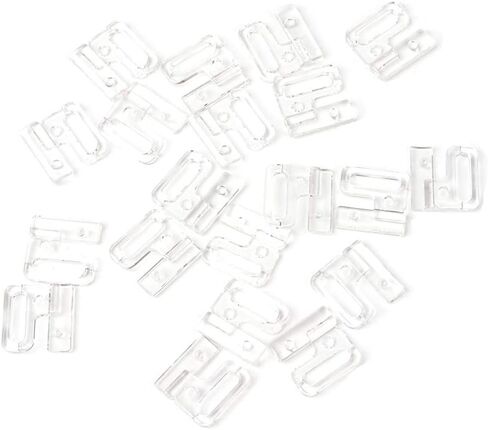 10 x Craft Plastic Rec Tap Hooks & Clasp Sewing On Swimsuit Bra TP14 in Saudi Arabia
