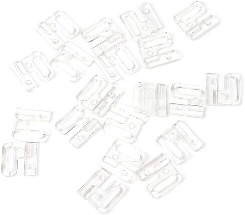 10 x Craft Plastic Rec Tap Hooks & Clasp Sewing On Swimsuit Bra TP14 in Saudi Arabia
