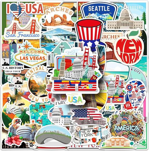 Seagull Stickers 50 Pack Vinyl Laptop Stickers,Waterproof Stickers for Water Bottles,-Graffiti Stickers Pack for Teens Girls Kids Adults(Seagull Stickers) in Saudi Arabia