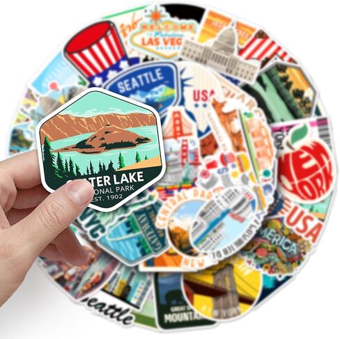 Seagull Stickers 50 Pack Vinyl Laptop Stickers,Waterproof Stickers for Water Bottles,-Graffiti Stickers Pack for Teens Girls Kids Adults(Seagull Stickers) in Saudi Arabia