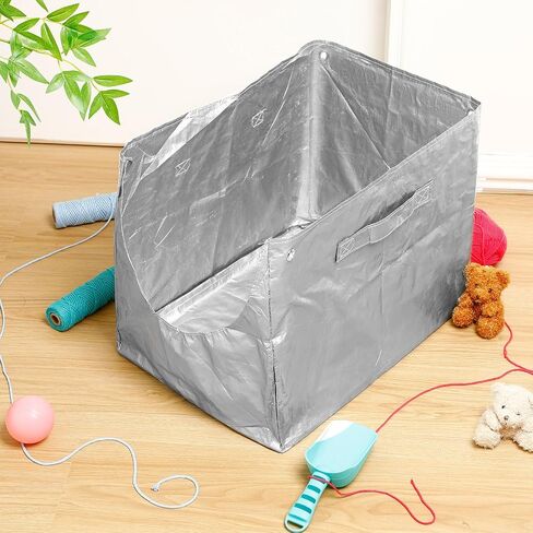 Aliceset 6 Pack Back Breadlies متوافقة مع Modkat Flip Bost Box Liners Type F ، بطانات فضلات قابلة لإعادة الاستخدام مع مقابض محفورة مقاومة للماء. in Saudi Arabia