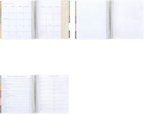 Erin Condren 12-Month Spiral Life Planner (Jul 2025 - Jun 2026), 7"x9" Weekly and Monthly Planner Calendar, 80 Lb. Text Weight Paper, Wildflowers Covers, Bouquet Theme, Vertical Layout, Platinum Coil in Saudi Arabia