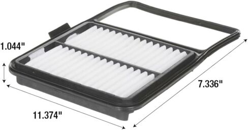 JTEAF12061 Engine Air Filter for MDX (2016-2020),TLX (2021-2022),ODYSSEY (2018-2022),PASSPORT (2019-2022),PILOT (2016-2022),RIDGELINE (2017-2022),Replace 17220-5J6-A10,CA12061 in Kuwait