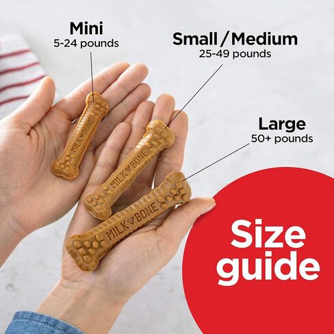 Milk-Bone Original Brushing Chews, 18 Mini Daily Dental Dog Treats in Saudi Arabia