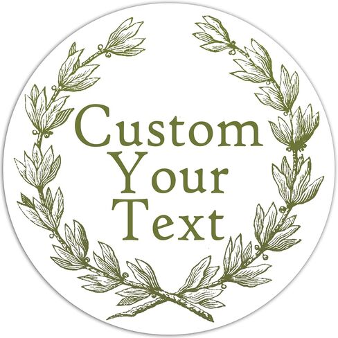 Round Custom Stickers,Personalized Stickers for Businesses Birthday Baby and Label Product Boxes Wedding Favors Labels (Pattern 1) in Saudi Arabia