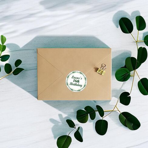 Round Custom Stickers,Personalized Stickers for Businesses Birthday Baby and Label Product Boxes Wedding Favors Labels (Pattern 1) in Saudi Arabia