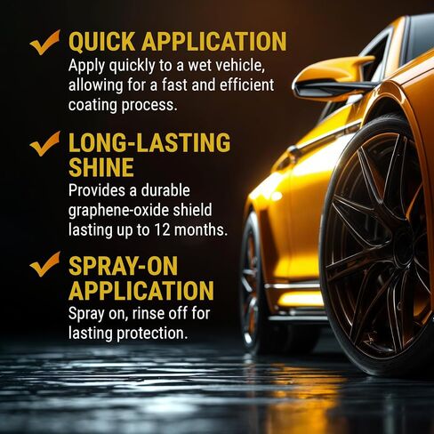 Hydro Graphene Ceramic Spray Coating (SiO2 Carbon Spray & Rinse Protectant), 128 fl. oz. in Saudi Arabia