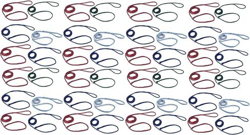 Braided Poly Dog Control Slip Leads Assorted Color Vet Rescue Kennel Bulk Packs Makes Great Donations (6 Leads) in Saudi Arabia
