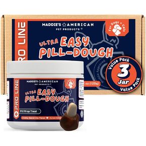 Ultra Easy Pill-Dough Treat Paste Wrap for Dogs & Cats - Forms a Custom Pocket to Hide Pet Medications - Pro Line