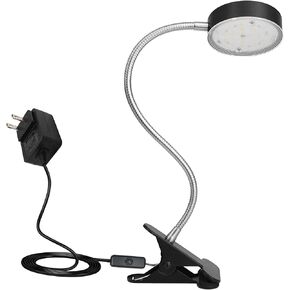 Adjustable Gooseneck LED Desk Lamp, 360° Flexible Neck, Eye-Care Lighting, 4000K Cool White Night Light, ETL Certified for Home Office, Study, Reading