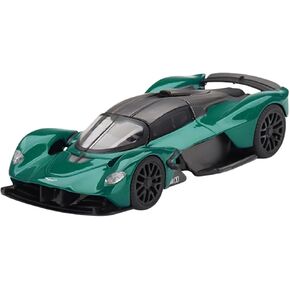 TrueScale Miniatures Mini GT 1/64 Aston Martin Valkyrie Aston Martin Racing Green Left Handle Finished Product