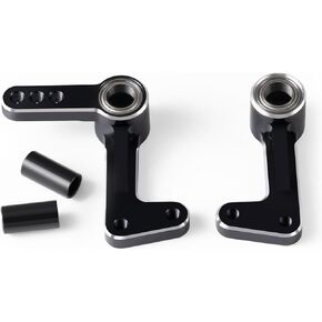 RCLIONS Aluminum RC Steering Assembly Set Upgrade for 1/10th Team Associated RC10 Racing Car Kit