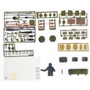 DIY Plastic Decoration Accessory Bag for HL Henglong 3898 1/16 RC Tank USA M4A3 Sherman Spare Parts