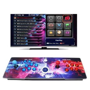 Pandora Saga DX Preloaded With 516 Vertical + 3000 Horizontal games, 3 Sided Cocktails, Pandora Box Arcade Game Console, Precision LED Push button 8 Way Joysitck USB Trackball,1280X720, 4P/3D Games