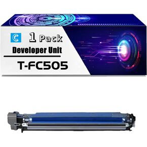 T-FC505 Developer Unit is Compatible for Toshiba E Studio 2505AC 3005AC 3505AC 4505AC 5005AC Printers, High Yield 60000 Pages, with Chip for Long-Lasting Durability (4-Pack BK/C/M/Y)