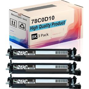 78C0D10 Developer Unit Compatible for Lexmark C2325 C2425 C2535 C2240 MC2325 MC2425 MC2535 MC2640 XC2235 4240 Printers, High Yield 12500 Pages, Print More Pages (1 Pack Magenta)