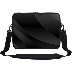 Meffort Inc 13 13.3 Inch Neoprene Laptop Sleeve Bag with Hidden Handle & Shoulder Strap Fits Up to 13.3 Inch Size Notebook Computer - Zebra Stripes Design in Saudi Arabia