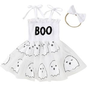 Halloween Baby Outfit Newborn Girl Pumpkin Costume Bubble Romper Dress My First Halloween Baby Girl Outfits Clothes