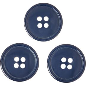 Blumenthal Lansing Slimline Buttons Series 1, Navy 4-Hole 3/4" 3/Pkg