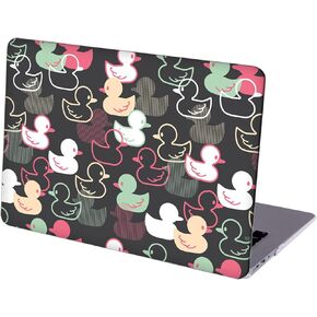 Compatible with MacBook Air 13.6-inch, Hard Shell Case with Keyboard Cover and Screen Protector (A2681, M2 chip / A3113, M3 chip / A3240, M4 chip, 2022-2025 Release) - Ducks MD5351