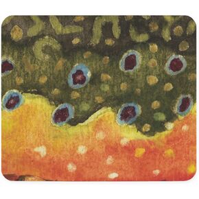 CafePress Brook Trout Fly Fishing Mousepad Non-Slip Rubber Gaming Mousepad