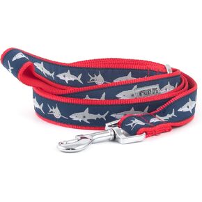 The Worthy Dog Jaws Shark Leash for Dog Made of Nylon - 5ft Comfortable Strong Breathable Leash with D-Ring for Walking Dogs, Blue Size- Small