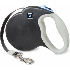 Vibrant Life 16-FT Reflective Retractable Dog Tape Leash L Large 110 lbs / 50 kg