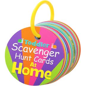 Hoolerry Toddler Scavenger Hunt Cards at Home, Indoor Scavenger Hunt Game Preschool Games, Toddler Activity for Toddlers Ages 2 3 4 5 Children Birthday Gifts