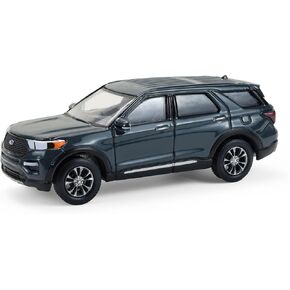 1/64 Greenlight 2024 Explorer, Stone Blue, Showroom Floor Series 7 68070-D