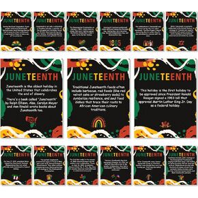 DoneJPee 15 Sheets Juneteenth History Posters - 14x11 Inches, Freedom Day African American Wall Art for Classroom Bulletin Boards Decorations, Office & Homeschool Teaching Materials and Decor