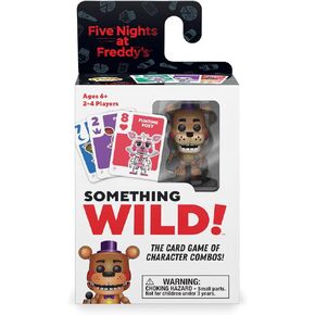 Funko Something Wild! Five Nights at Freddy's with Freddy Pocket Pop! Card Game for 2-4 Players Ages 6 and Up
