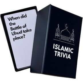 Islamic Trivia Card Game, 100+ Questions in 4 Categories, Educational Family Game, Perfect Eid Gift and Ramadan Gift for Muslims