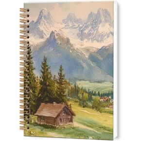Watercolor Floral Christian Spiral Notebook, Goodness of God Bible Verse Notebook Journal for Church School Office Supplies, Religious Prayer Scripture Journaling Notebooks 5.5"x8.3" 164 Pages