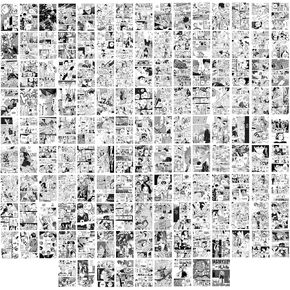 Fardes Anime Wall Decor, 140 pcs Wall Collage Kit, Anime Posters for Room Aesthetic, Manga Prints for Dorms, Bedroom Decor, Manga Gift, Haikyuu Merch Manga Set