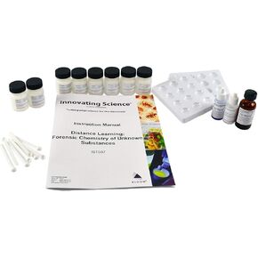ALDON Innovating Science Forensic Chemistry of Unknown Substances: Identifying Mystery Chemical Substances - Distance Learning Kit