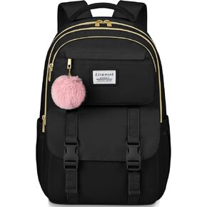 School Backpack Laptop Bookbag for Women: 15.6 Inch College Backpacks for Teen Girls Daypack Cute Students Bookbags Anti-Theft Middle High School Book Bag Stylish Travel Back Pack Beige-Khaki