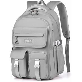 BASICPOWER School Backpack for Girls: Preppy Large Bookbag Fit 15.6 inch Laptop - Casual Waterproof Daypack for Travel & Campus- Back to School Gifts for 7-16 Teens & Kids