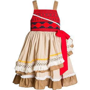 Polynesian Princess Dress Meets The Sea Skater Dress Moana Costume Island Princess Dress