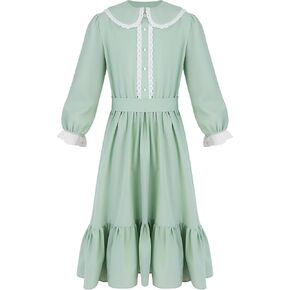 Pioneer Girl Dress Costume Colonial Prairie Dress Victorian Costumes for Girls
